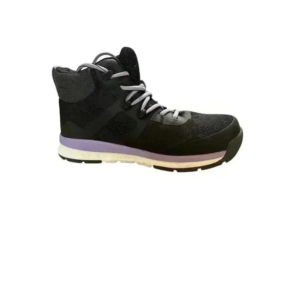 Bogs Sandstone Knit Mid TR Women's 9 Black Purple Composite Safety Toe Work Boot - Picture 8 of 12